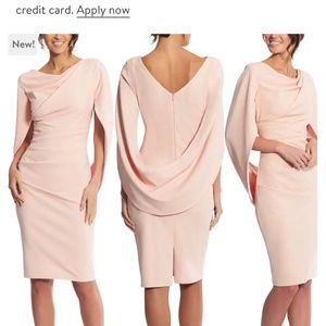 Betsey & Adam cape sheath dress